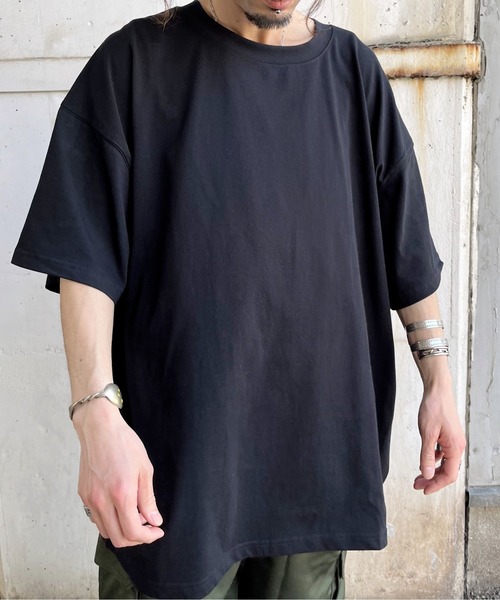 MODISH GAZE（モディシュガゼ）の「【MODISH GAZE】USAコットンビックサイズ半袖TシャツCOOL＆UVCUT（Tシャツ/カットソー・メンズ・ブラック・XXXX-LARGE/XXXXX-LARGE/XXX-LARGE/XX-LARGE/X-LARGE）」の9枚目の写真