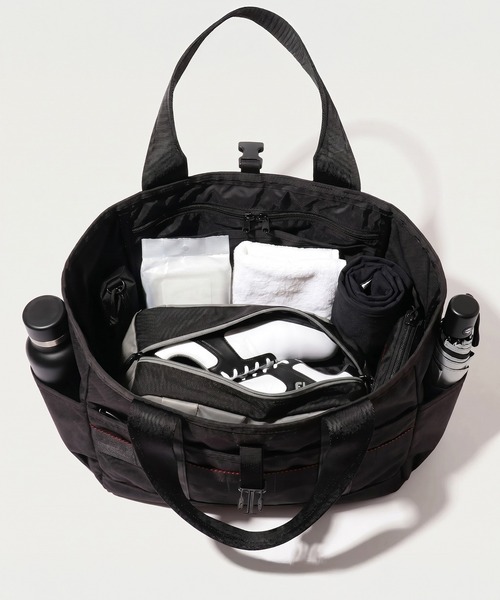 BRIEFING（ブリーフィング）の「【BRW261T33】＜BRIEFING×GRIP SWANY＞ WIDE TOTE（ボストンバッグ・メンズ・ブラック・FREE）」の14枚目の写真