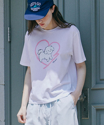 5220 パピーグラフィックTシャツ (ホワイト)