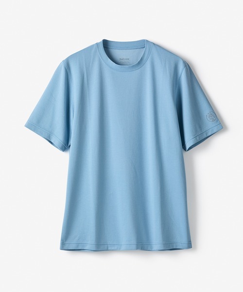DoCLASSE( ドゥクラッセ)の「リカバリーウェア24365・天竺クルーネック半袖(Tシャツ/カットソー・メンズ・チャコール/ライトブルー/ブラック/グレー/ホワイト/ネイビー/ラベンダー・L/M/S/LL/3L)」の5枚目の写真