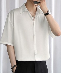 Minimal Open Collar Shirt ミニマルオープンカラーシャツ