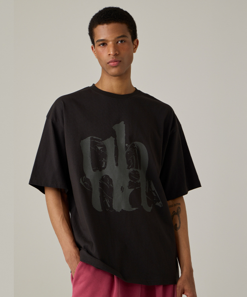 URBANAGE(アーバンエイジ)の「FLOW UBNAオーバー半袖チャコール(Tシャツ/カットソー・レディース・その他・MEDIUM/LARGE)」の15枚目の写真
