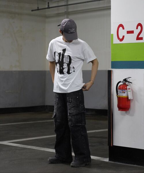 URBANAGE(アーバンエイジ)の「FLOW UBNAオーバー半袖チャコール(Tシャツ/カットソー・レディース・その他・MEDIUM/LARGE)」の2枚目の写真