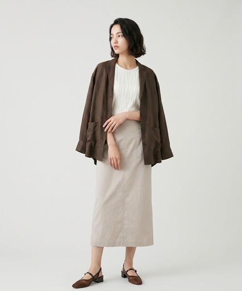 GLOBAL WORK(グローバルワーク)の「ジャガードプルオーバー半袖/661237(Tシャツ/カットソー・レディース・オフホワイト/ダークグレー/ブルー系その他4・LARGE/MEDIUM)」の10枚目の写真