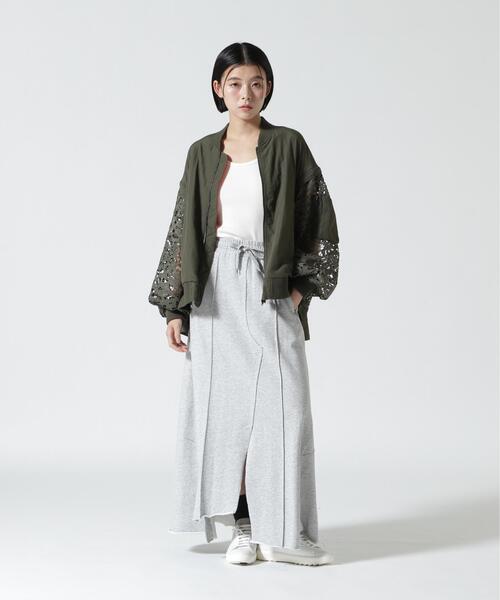 Risley(リズレー)の「Risley(リズレー) 別注レースMA-1(その他アウター・レディース・カーキ/ブラック・F)」の11枚目の写真