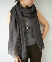 Deuxieme Classe | 【ASAUCE MELER/アソースメレ】110x210 LINEN STOLE(ストール/ショール)