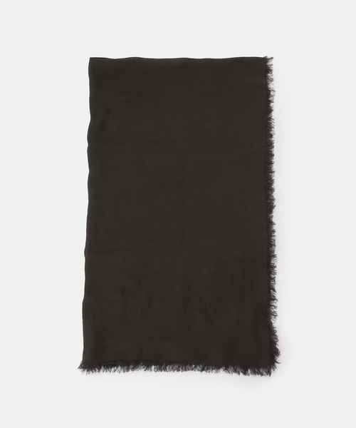 Deuxieme Classe(ドゥーズィエムクラス)の「【ASAUCE MELER/アソースメレ】110x210 LINEN STOLE(ストール/ショール・レディース・チャコールグレー/ベージュ・FREE)」の16枚目の写真
