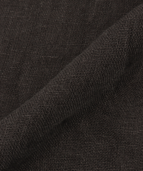 Deuxieme Classe(ドゥーズィエムクラス)の「【ASAUCE MELER/アソースメレ】110x210 LINEN STOLE(ストール/ショール・レディース・チャコールグレー/ベージュ・FREE)」の17枚目の写真