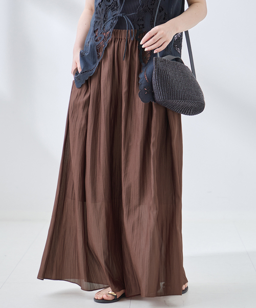 journal standard L'essage(ジャーナルスタンダードレサージュ)の「Sorbet パンツ(その他パンツ・レディース・ブラウン/ブラック・36/38)」の2枚目の写真