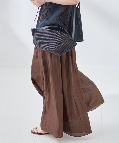 journal standard L'essage(ジャーナルスタンダードレサージュ)の「Sorbet パンツ(その他パンツ・レディース・ブラウン/ブラック・36/38)」の12枚目の写真