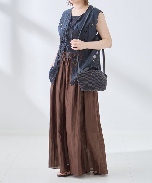 journal standard L'essage(ジャーナルスタンダードレサージュ)の「Sorbet パンツ(その他パンツ・レディース・ブラウン/ブラック・36/38)」の13枚目の写真