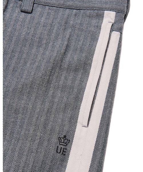 uniform experiment(ユニフォームエクスペリメント)の「SELVAGE HERRINGBONE PANTS(その他パンツ・メンズ・チャコールグレー・1/2/3/4/5)」の6枚目の写真