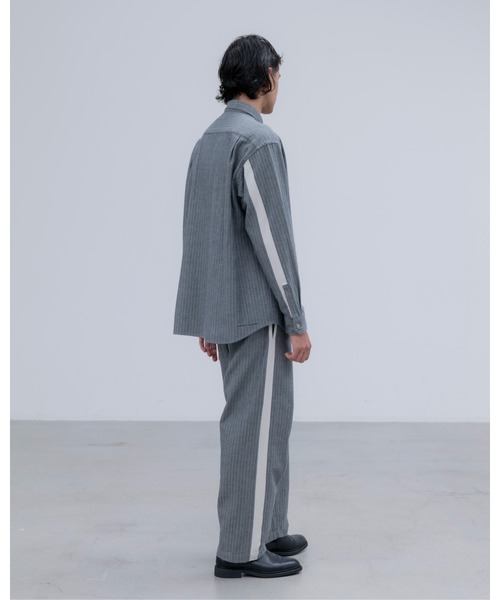 uniform experiment(ユニフォームエクスペリメント)の「SELVAGE HERRINGBONE PANTS(その他パンツ・メンズ・チャコールグレー・1/2/3/4/5)」の3枚目の写真