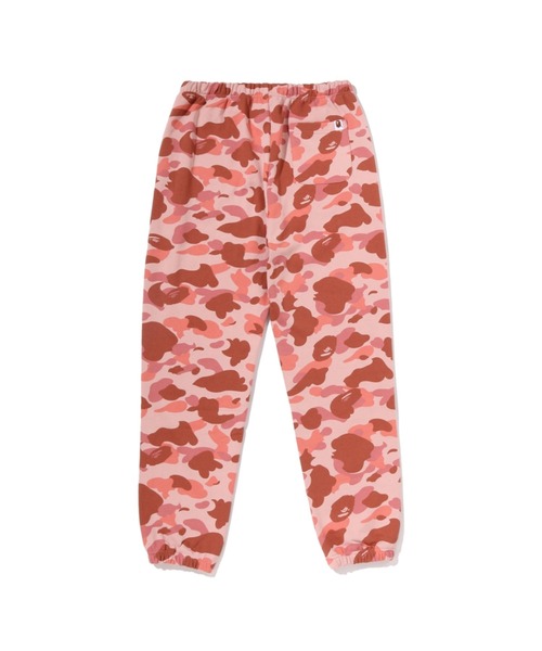 A BATHING APE(アベイシングエイプ)の「1ST CAMO APE HEAD ONE POINT SWEAT PANTS(スウェットパンツ・レディース・グリーン/ピンク・SMALL)」の4枚目の写真