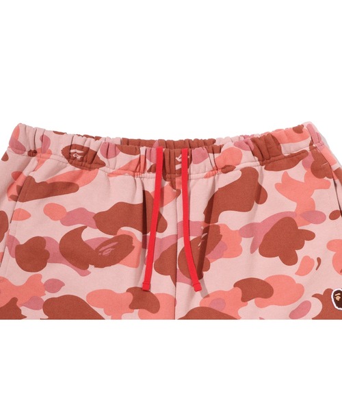 A BATHING APE(アベイシングエイプ)の「1ST CAMO APE HEAD ONE POINT SWEAT PANTS(スウェットパンツ・レディース・グリーン/ピンク・SMALL)」の8枚目の写真