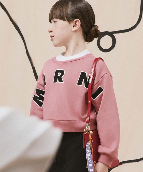 セール】MARNI（マルニ）Kids & Junior ロゴ刺繍スウェット