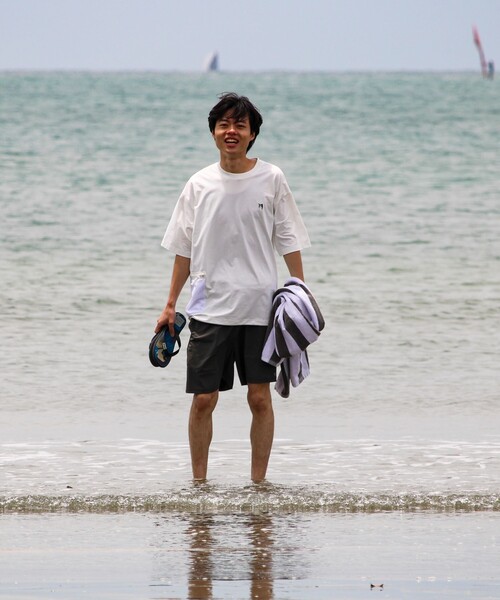 GLOSTER(グロスター)の「【水陸両用/アイスタッチ/UV CUT/吸水速乾】BOY刺繍 アドベンチャーTシャツ(Tシャツ/カットソー・メンズ・ラベンダー/ライトグリーン/ホワイト・S/L/M)」の15枚目の写真