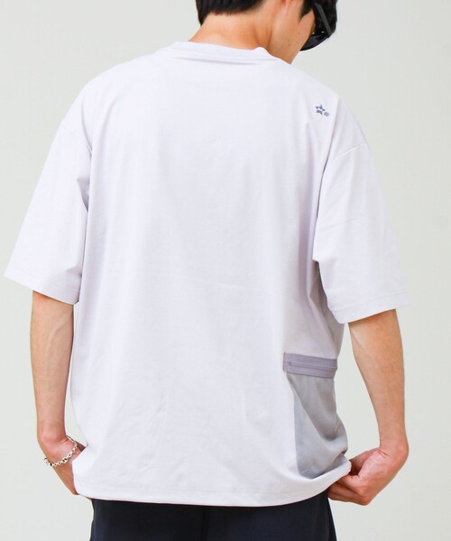 GLOSTER(グロスター)の「【水陸両用/アイスタッチ/UV CUT/吸水速乾】BOY刺繍 アドベンチャーTシャツ(Tシャツ/カットソー・メンズ・ラベンダー/ライトグリーン/ホワイト・S/L/M)」の4枚目の写真