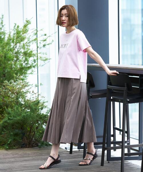 grove（グローブ）の「【洗濯機◎】軽やかに揺れる、マーメイドフレアスカート（スカート・レディース・ブラック/パープル/ブラウン系その他・02/01/03/04/05）」の8枚目の写真