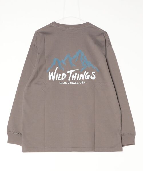 WILD THINGS(ワイルドシングス)の「ワイルドマウンテン L/S Tシャツ|WILD MOUNTAIN L/S TEE(Tシャツ/カットソー・メンズ・ブラウン系その他/ネイビー/ホワイト/イエロー系その他・S/XL/L/M)」の6枚目の写真