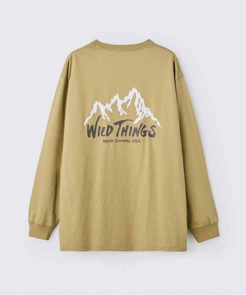 WILD THINGS(ワイルドシングス)の「ワイルドマウンテン L/S Tシャツ|WILD MOUNTAIN L/S TEE(Tシャツ/カットソー・メンズ・ブラウン系その他/ネイビー/ホワイト/イエロー系その他・S/XL/L/M)」の4枚目の写真