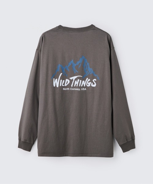 WILD THINGS(ワイルドシングス)の「ワイルドマウンテン L/S Tシャツ|WILD MOUNTAIN L/S TEE(Tシャツ/カットソー・メンズ・ブラウン系その他/ネイビー/ホワイト/イエロー系その他・S/XL/L/M)」の5枚目の写真
