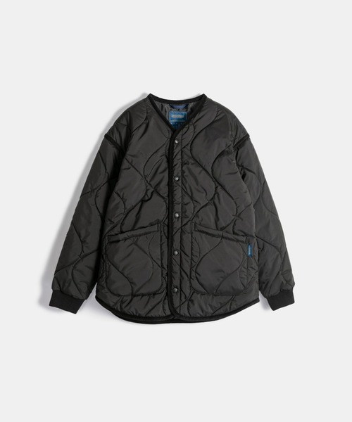 LAVENHAM(ラベンハム)の「Quilt Liner Jacket Mens / キルト ライナー ジャケット メンズ(その他アウター・メンズ・ダークブラック・M/L/XL/S)」の7枚目の写真