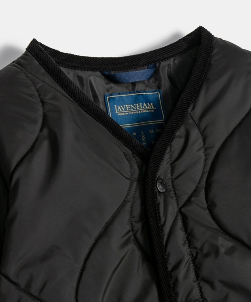 LAVENHAM(ラベンハム)の「Quilt Liner Jacket Mens / キルト ライナー ジャケット メンズ(その他アウター・メンズ・ダークブラック・M/L/XL/S)」の9枚目の写真