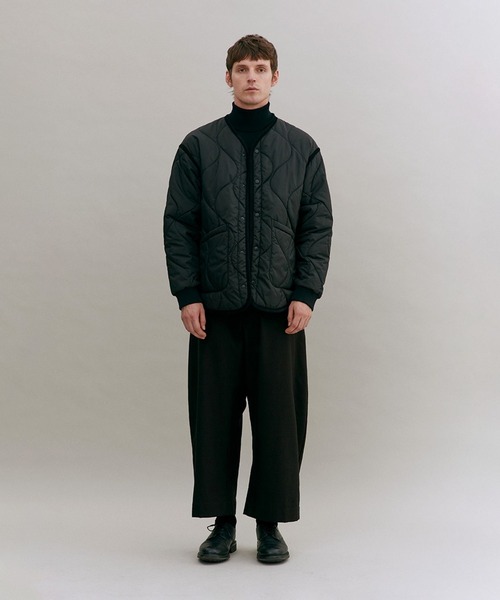 LAVENHAM(ラベンハム)の「Quilt Liner Jacket Mens / キルト ライナー ジャケット メンズ(その他アウター・メンズ・ダークブラック・M/L/XL/S)」の2枚目の写真