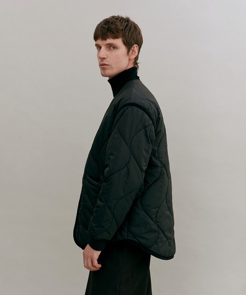 LAVENHAM(ラベンハム)の「Quilt Liner Jacket Mens / キルト ライナー ジャケット メンズ(その他アウター・メンズ・ダークブラック・M/L/XL/S)」の4枚目の写真