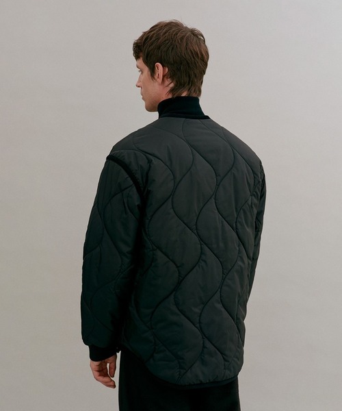 LAVENHAM(ラベンハム)の「Quilt Liner Jacket Mens / キルト ライナー ジャケット メンズ(その他アウター・メンズ・ダークブラック・M/L/XL/S)」の5枚目の写真