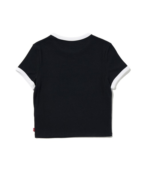 Levi's(リーバイス)の「Levi's/リーバイス グラフィック エッセンシャル ベビーリンガーTシャツ(Tシャツ/カットソー・レディース・ブラック・XS/S/M)」の5枚目の写真