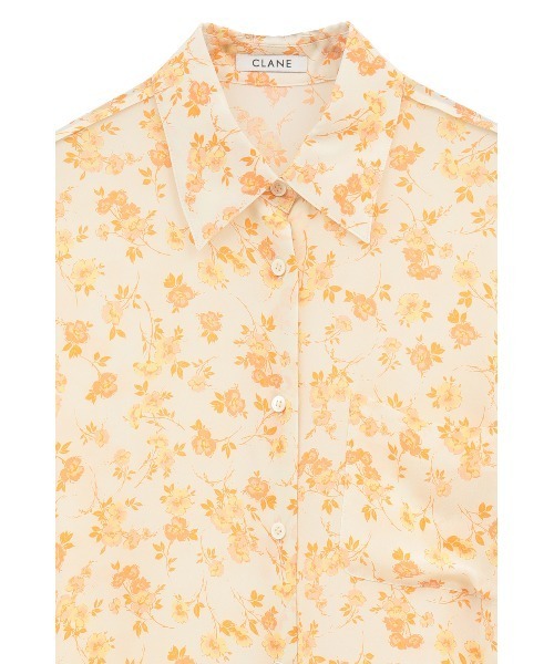 CLANE(クラネ)の「MABEL FLOWER SHIRT(シャツ/ブラウス・レディース・オレンジ/ブラック・2/1)」の18枚目の写真