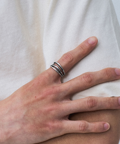 SCALETTOBLACK(スカーレットブラック)の「RSM022 Winding Line Ring(リング・レディース・シルバー・9号/8号/7号)」の9枚目の写真