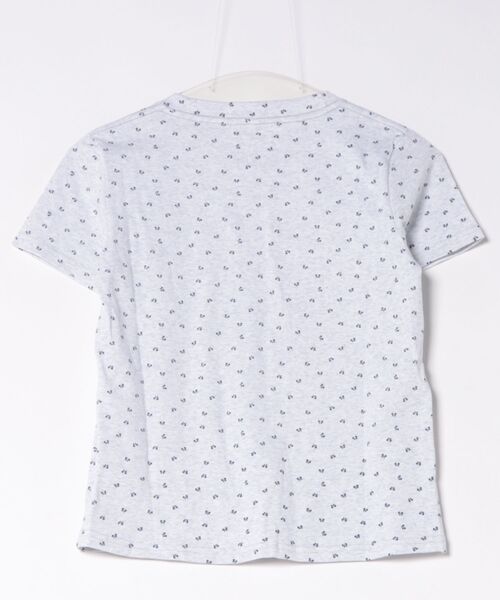 AsheKsha(アシクシャ)の「花柄ショート丈半袖 T シャツ(Tシャツ/カットソー・レディース・グレー・M)」の14枚目の写真