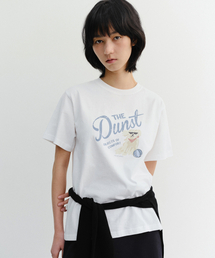 UNISEX DRAWING PUPPY T-SHIRT_UDTS6B127_OFF WHITE