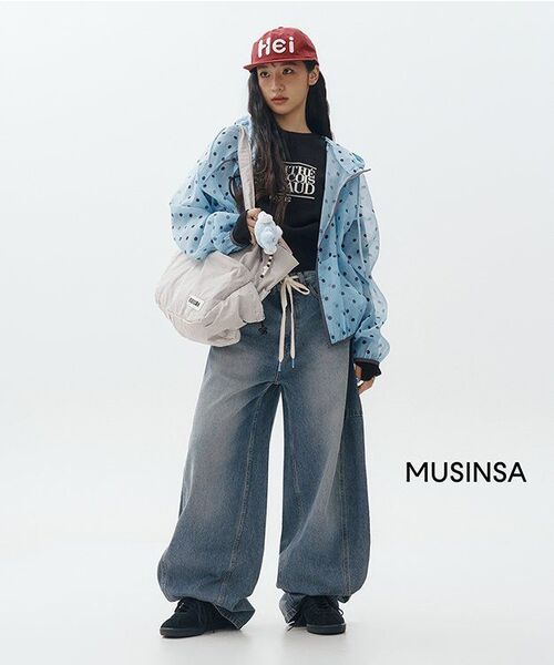 LOTSYOU（ロッツユー）の「lotsyou_Vintage strap denim（デニムパンツ・レディース・その他・SMALL/MEDIUM）」の2枚目の写真