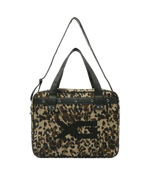 X-girl(エックスガール)の「XG LOGO 2WAY BIG TOTE BAG(トートバッグ・レディース・レオパード/カモフラージュ・ONE SIZE)」の10枚目の写真