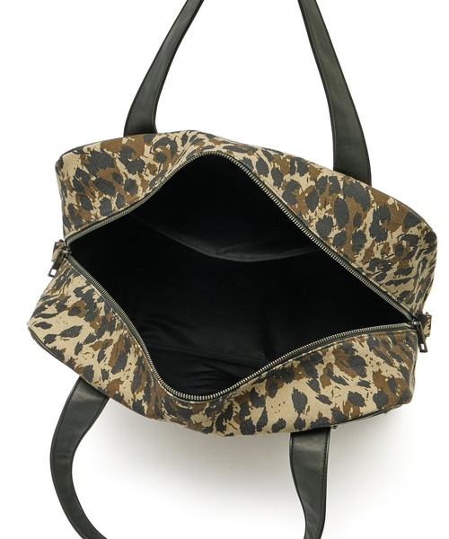 X-girl(エックスガール)の「XG LOGO 2WAY BIG TOTE BAG(トートバッグ・レディース・レオパード/カモフラージュ・ONE SIZE)」の17枚目の写真