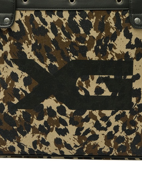 X-girl(エックスガール)の「XG LOGO 2WAY BIG TOTE BAG(トートバッグ・レディース・レオパード/カモフラージュ・ONE SIZE)」の18枚目の写真