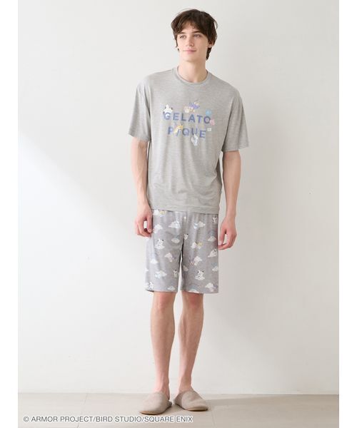 gelato pique(ジェラートピケ)の「【ドラゴンクエスト】【メンズ】ワンポイントTシャツ(ルームウェア/パジャマ・メンズ・グレー/オフホワイト・M/L)」の13枚目の写真