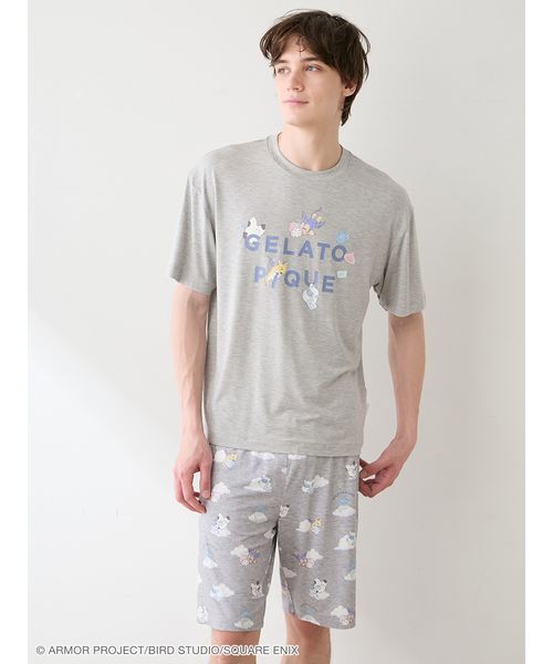 gelato pique(ジェラートピケ)の「【ドラゴンクエスト】【メンズ】ワンポイントTシャツ(ルームウェア/パジャマ・メンズ・グレー/オフホワイト・M/L)」の17枚目の写真
