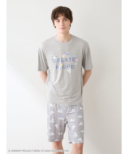 gelato pique(ジェラートピケ)の「【ドラゴンクエスト】【メンズ】ワンポイントTシャツ(ルームウェア/パジャマ・メンズ・グレー/オフホワイト・M/L)」の18枚目の写真