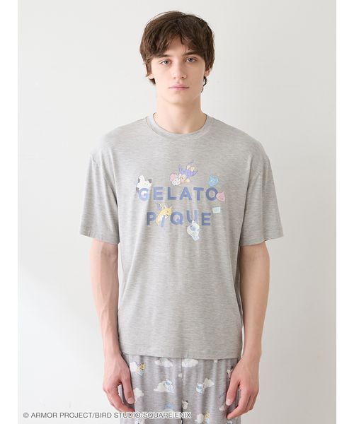 gelato pique(ジェラートピケ)の「【ドラゴンクエスト】【メンズ】ワンポイントTシャツ(ルームウェア/パジャマ・メンズ・グレー/オフホワイト・M/L)」の19枚目の写真