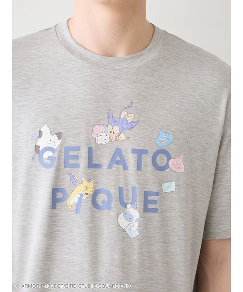 gelato pique(ジェラートピケ)の「【ドラゴンクエスト】【メンズ】ワンポイントTシャツ(ルームウェア/パジャマ・メンズ・グレー/オフホワイト・M/L)」の6枚目の写真