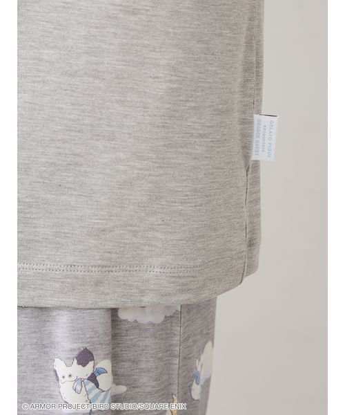 gelato pique(ジェラートピケ)の「【ドラゴンクエスト】【メンズ】ワンポイントTシャツ(ルームウェア/パジャマ・メンズ・グレー/オフホワイト・M/L)」の8枚目の写真