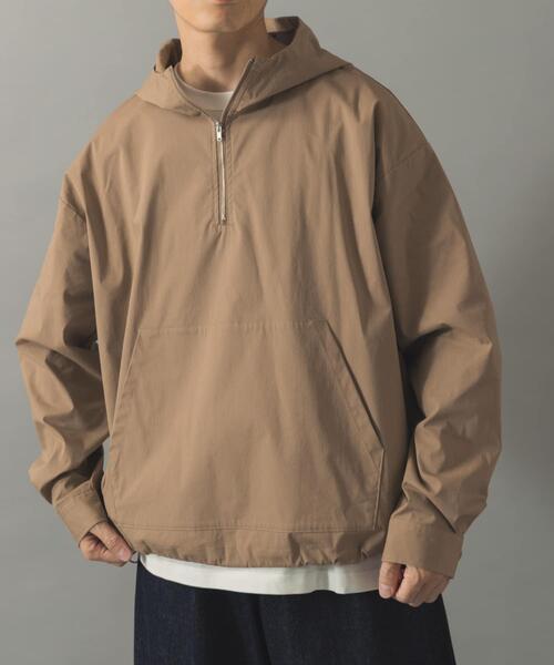 ITEMS URBANRESEARCH（アイテムズ アーバンリサーチ）の「タイプライターアノラックフーディアウター（その他アウター・メンズ・ベージュ/ブラック・MEDIUM/LARGE）」の15枚目の写真