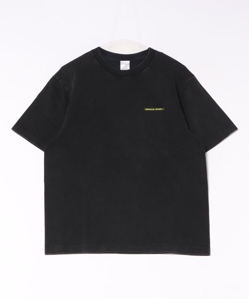 GREEN BOWL(グリーンボウル)の「グリーンボウル 【GREEN BOWL】Fade Wash T-Shirts(無地)(Tシャツ/カットソー・メンズ・ブラック/イエロー・S/L/XXL)」の1枚目の写真