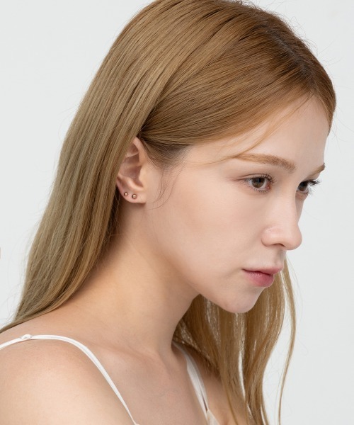 CEMONEMO(セモネモ)の「【金属アレルギー対応】メタルボール ポイント ピアス3セット / ステンレス(ピアス(両耳用)・レディース・ゴールド/シルバー/ピンクゴールド・FREE)」の13枚目の写真