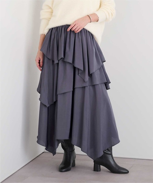 UR'S(ユアーズ)の「5.5cmヒールロングブーツ(ブーツ・レディース・ブラック/ブラウン・S/M/L/XL)」の3枚目の写真